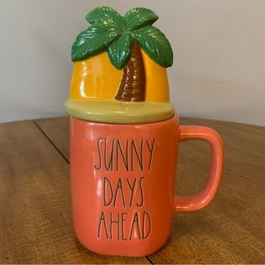 Rae Dunn Ceramic Mug & Decorative Lid